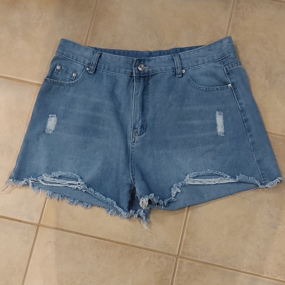Denim Blue Women's Shorts